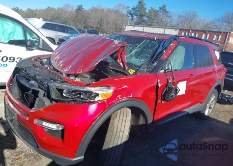 2020 Ford Explorer Xlt z USA, uszkodzony, nr VIN 1FMSK8DH4LGB88496